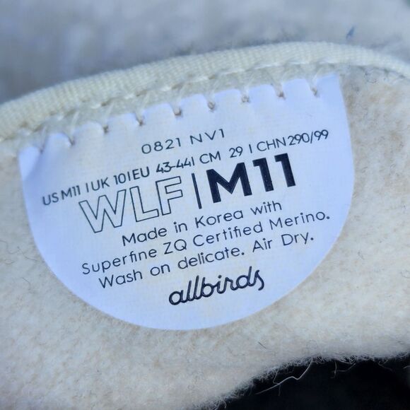 ALLBIRDS SHERPA - Mens Slip On - SIZE 11 - Picture 9 of 9